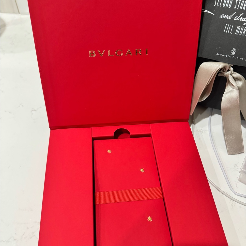 Bvlgari Red Gift Box
